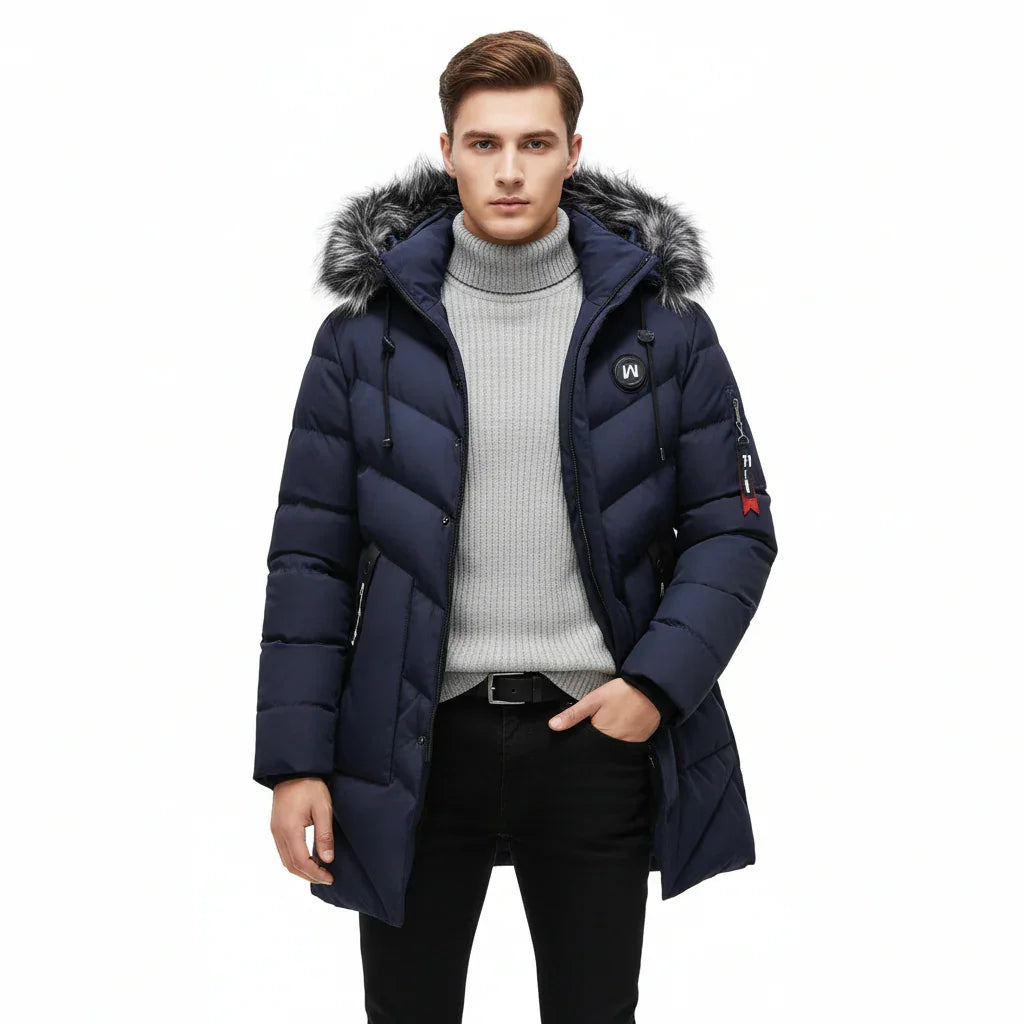 King Men's Parka Coat Jacket for Ultimate Winter Warmth - Rebooters