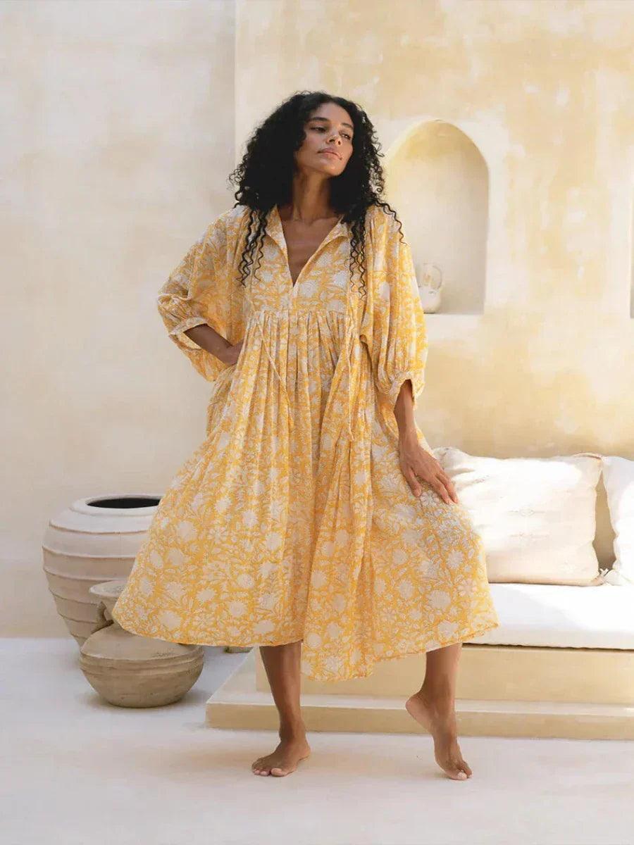 Elegant Kimber Women's Maxi Dress with Floral Print Design Rebooters Maxi Women's Dresses