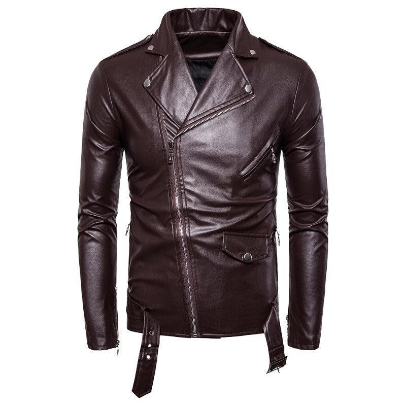 Lautaro Men's Slim-Fit Leather Jacket for Modern Style - Rebooters Mens Leather Jackets