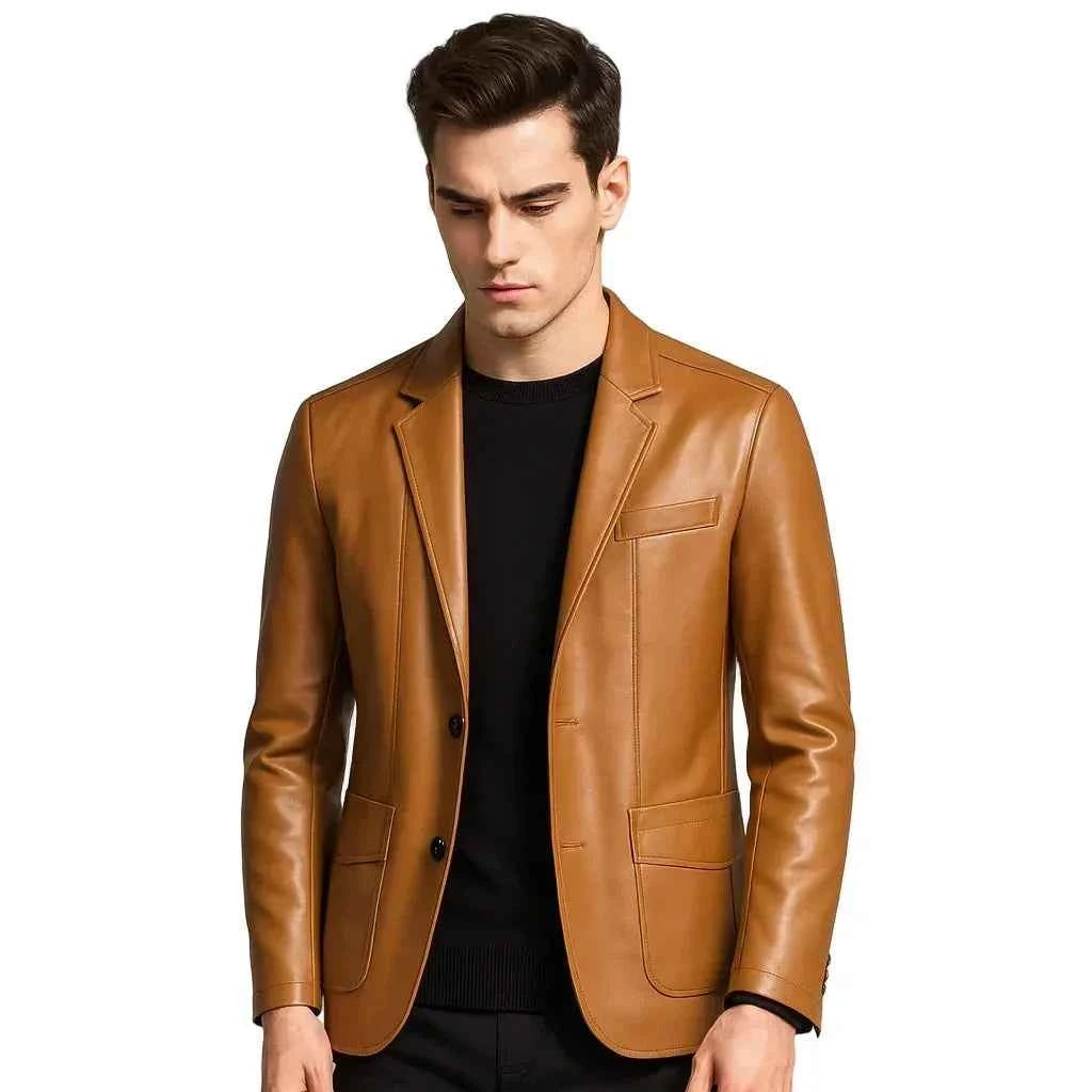 Luciano Men's Leather Jacket