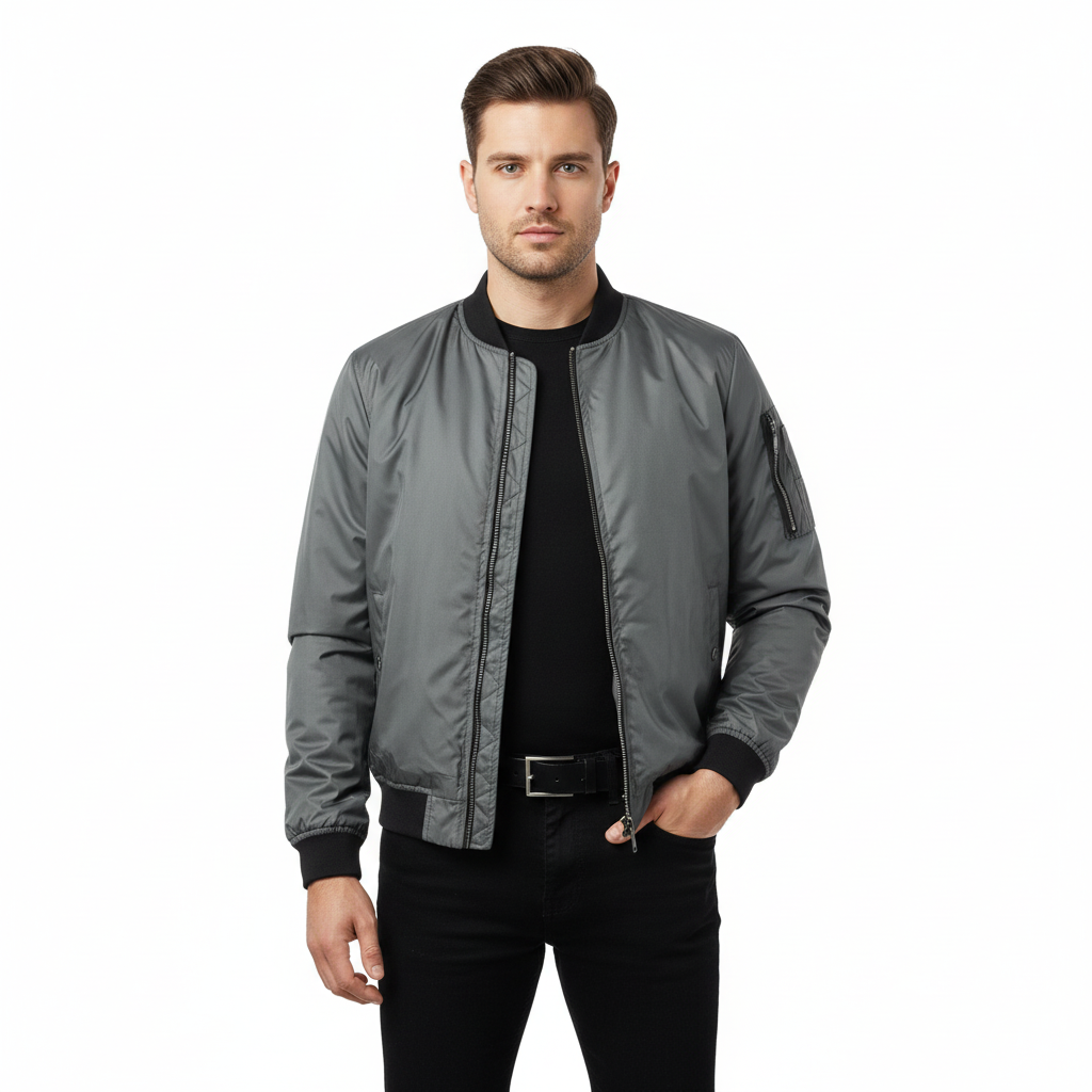 Madden Men's Bomber Jacket Broad Stylish for Casual Wear Rebooters Mens Jackets