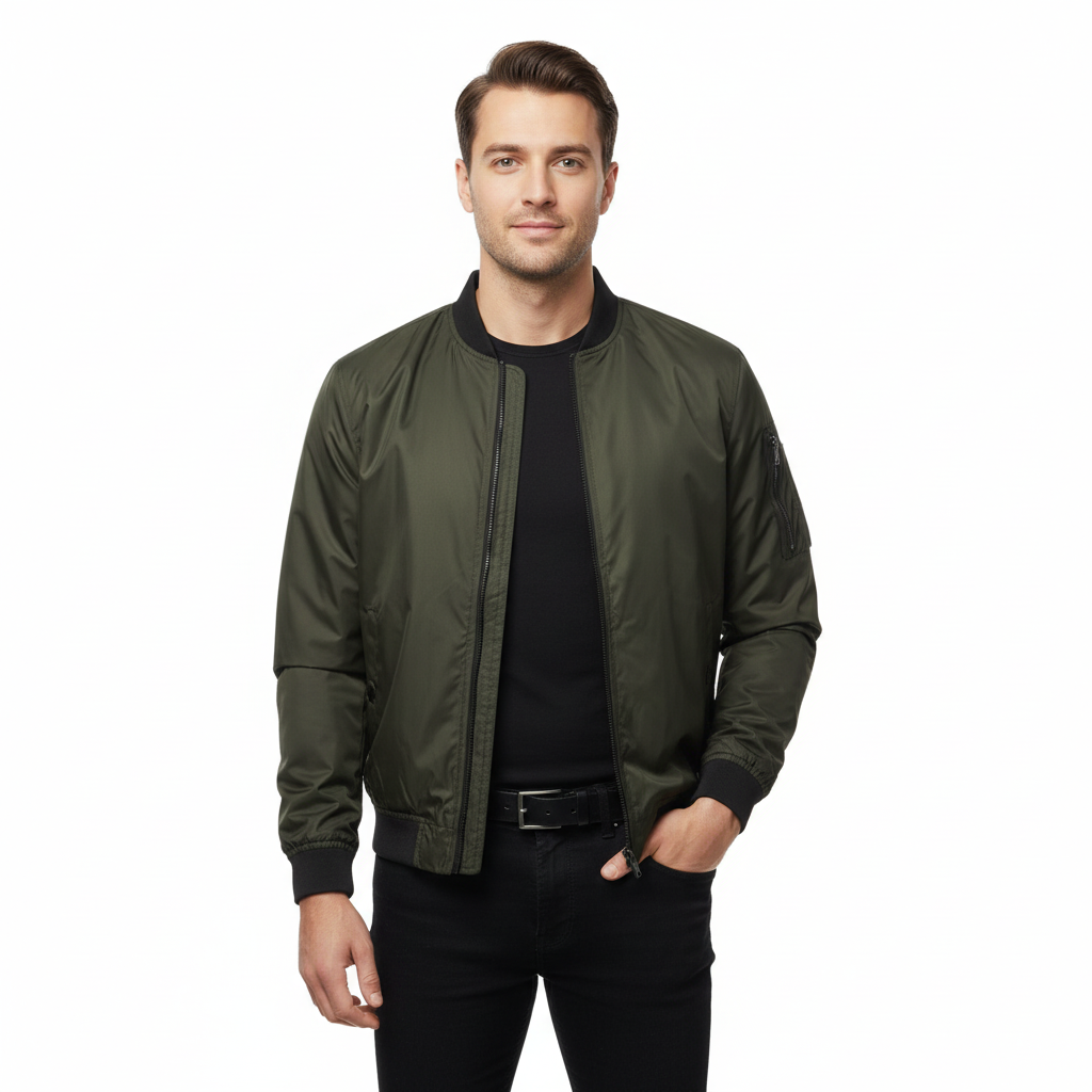 Madden Men's Bomber Jacket Broad Stylish for Casual Wear - Rebooters