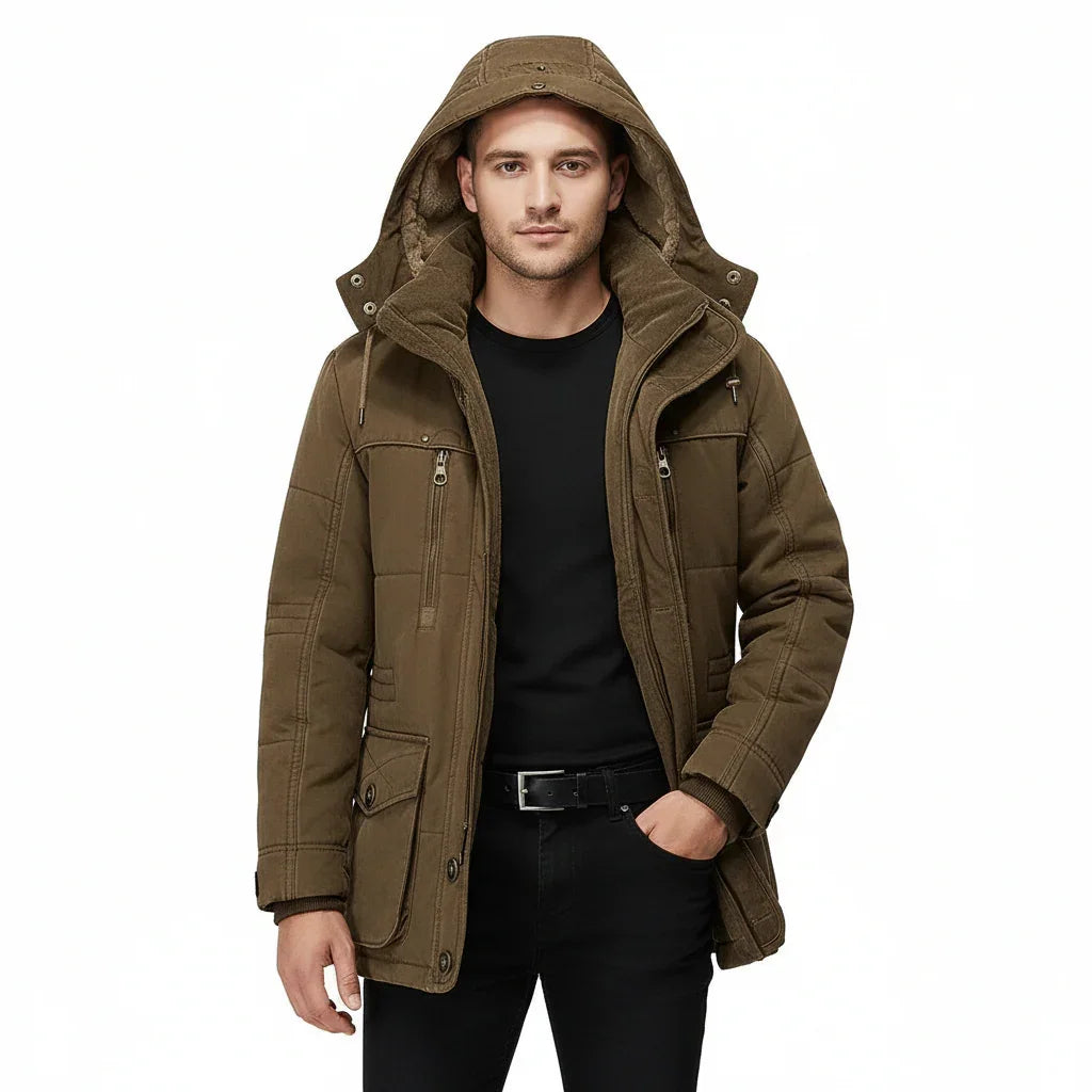 Men's Coat Winter Warm Jacket Vitor for Ultimate Comfort - Rebooters