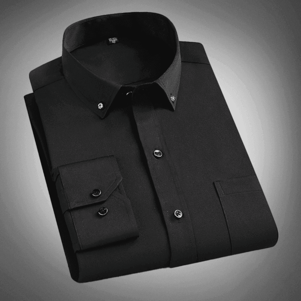 Men's Cotton Long-Sleeved Shirt | David for All-Day Comfort Rebooters Mens Shirts