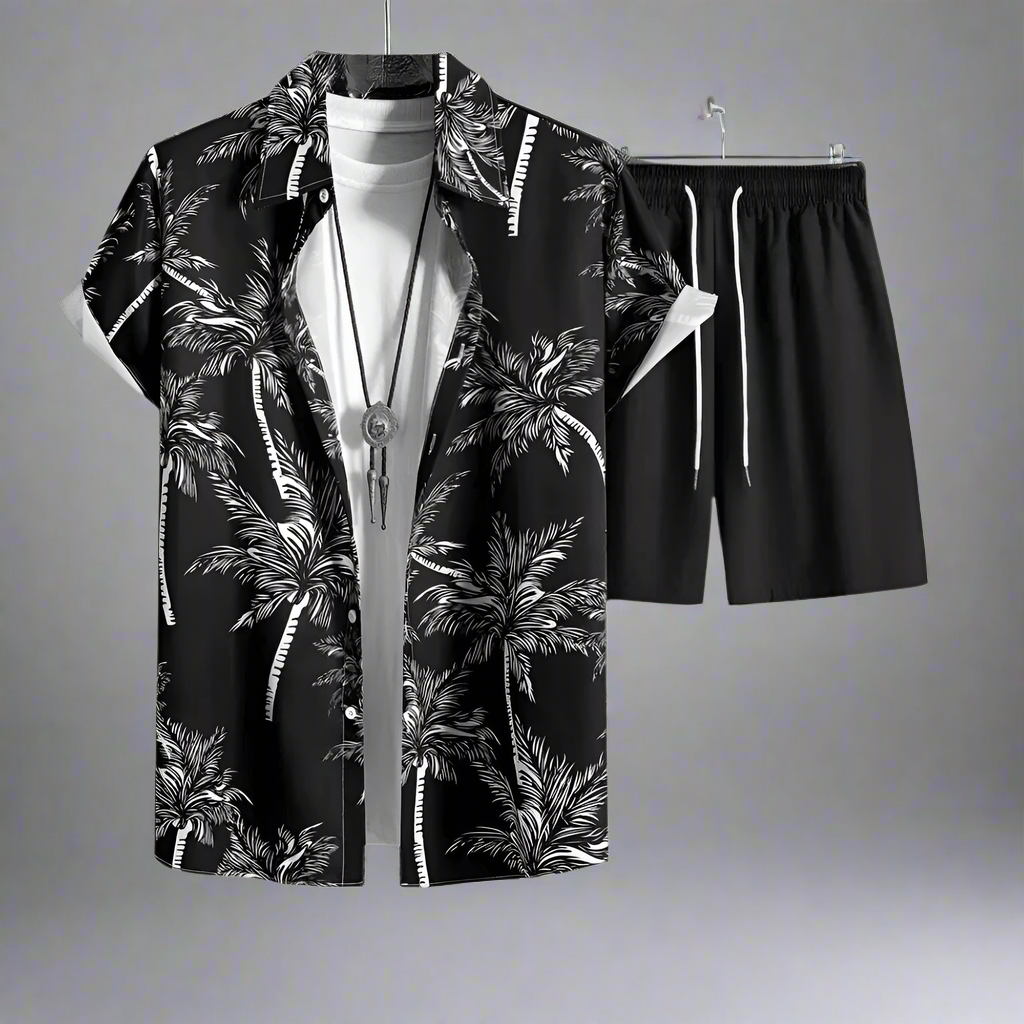 Men's Lightweight Two-Piece Summer Outfit for Effortless Style Rebooters mens 2 piece set