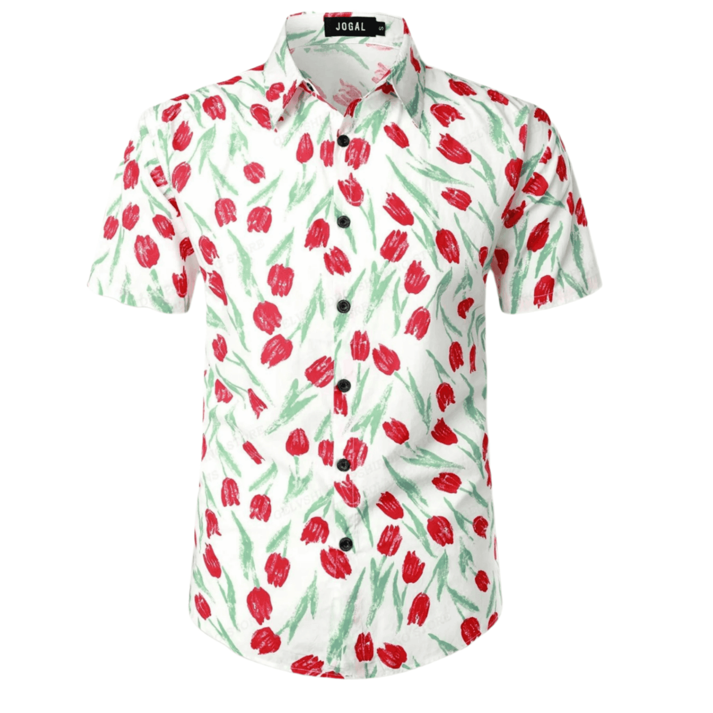 Men's Shirt Hawaiian Short-Sleeve | Santino Casual Wear Rebooters Mens Shirts