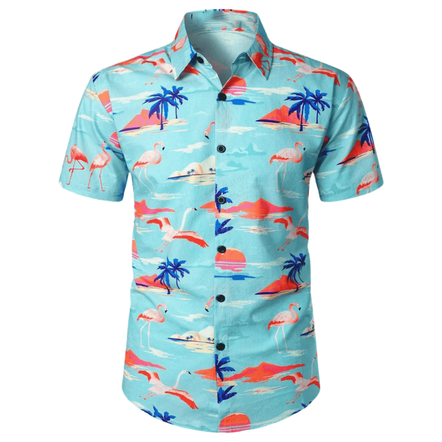 Men's Shirt Hawaiian Short-Sleeve | Santino Casual Wear Rebooters Mens Shirts