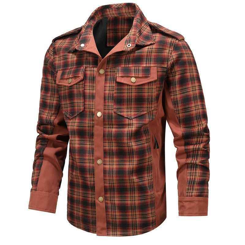 Men's Shirt Jacket Plaid | Alan