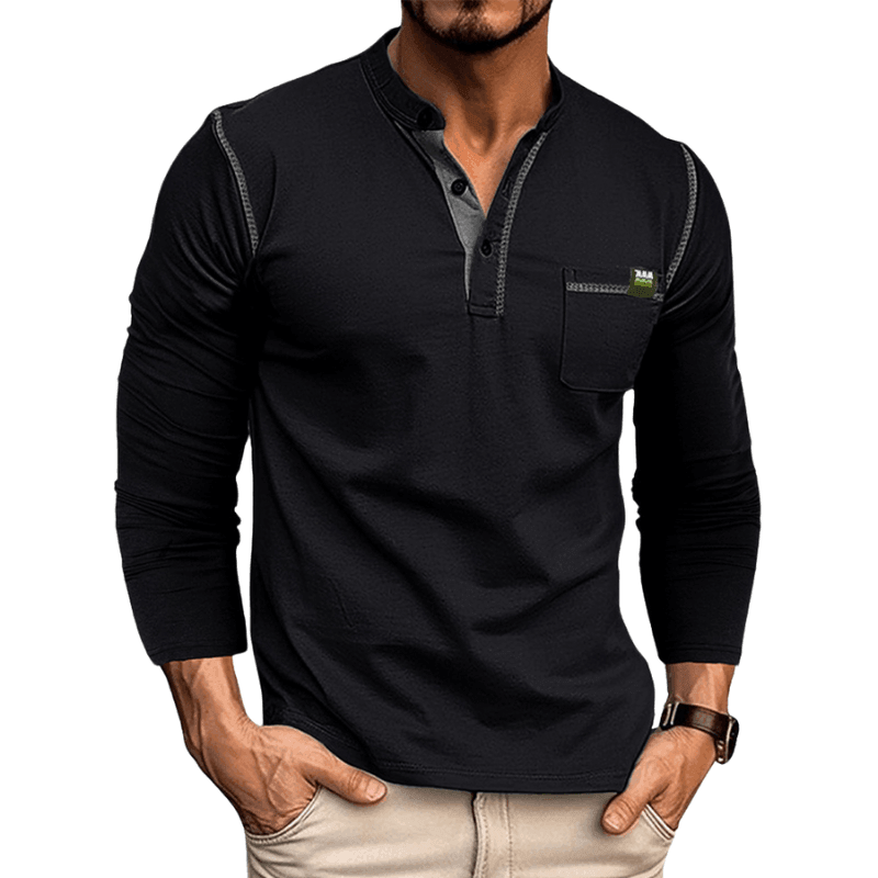 Men's Shirt Long-Sleeve Crew Neck | Rodrigo for Comfort Rebooters Mens Shirts