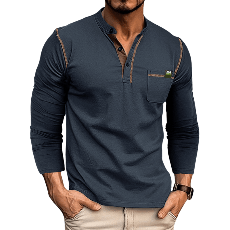 Men's Shirt Long-Sleeve Crew Neck | Rodrigo for Comfort Rebooters Mens Shirts