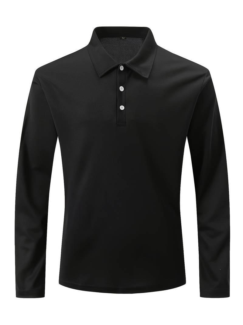 Men's Shirt Long-Sleeve Polo | Thiago Casual Fashion Rebooters Mens Shirts