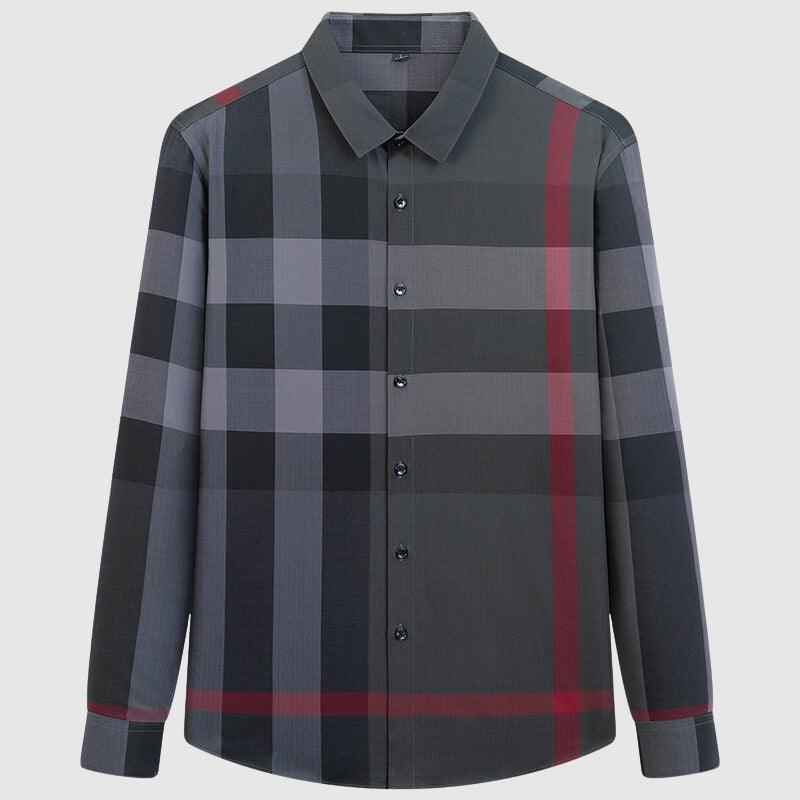 Men's Plaid Shirt Loose Retro | Marcos