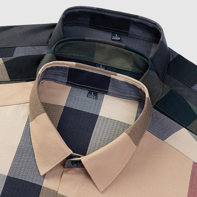 Men's Plaid Shirt Loose Retro | Marcos for Stylish Comfort Rebooters Mens Shirts