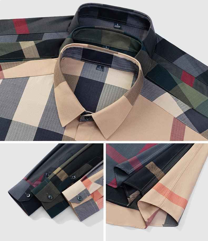 Men's Plaid Shirt Loose Retro | Marcos