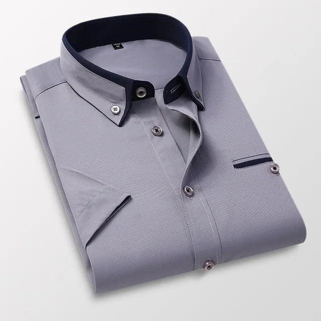 Men's Short Sleeve Shirt Isaac for Casual Stylish Comfort Rebooters Mens Shirts
