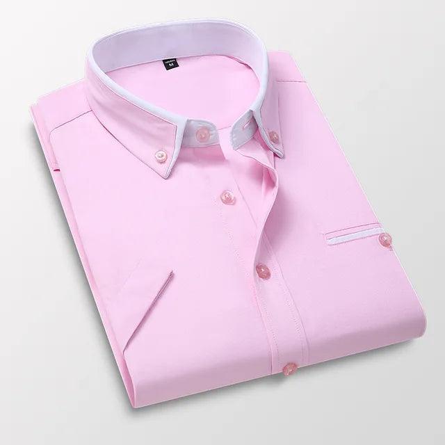 Men's Short Sleeve Shirt Isaac for Casual Stylish Comfort Rebooters Mens Shirts