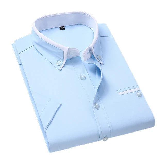 Men's Short Sleeve Shirt Isaac for Casual Stylish Comfort Rebooters Mens Shirts