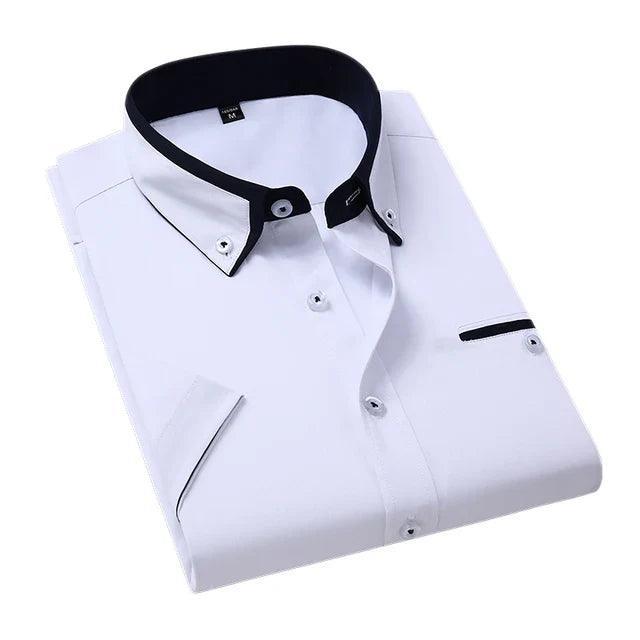 Men's Short Sleeve Shirt Isaac for Casual Stylish Comfort Rebooters Mens Shirts