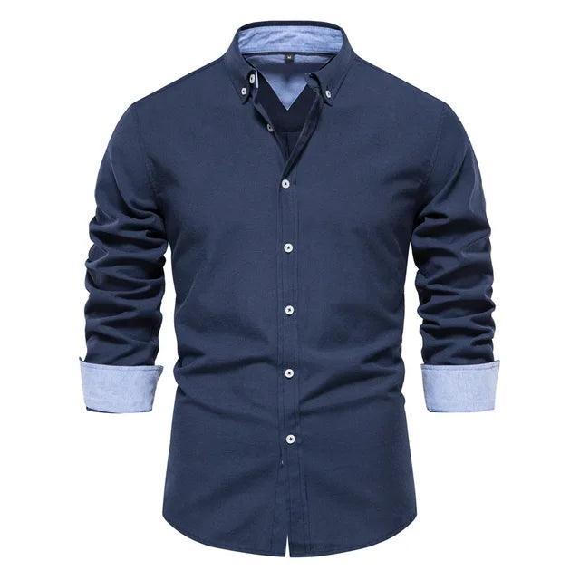 Men's Slim Classic Shirt Diego for Timeless Style and Fit Rebooters Mens Shirts