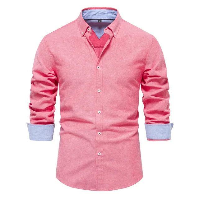 Men's Slim Classic Shirt Diego for Timeless Style and Fit Rebooters Mens Shirts