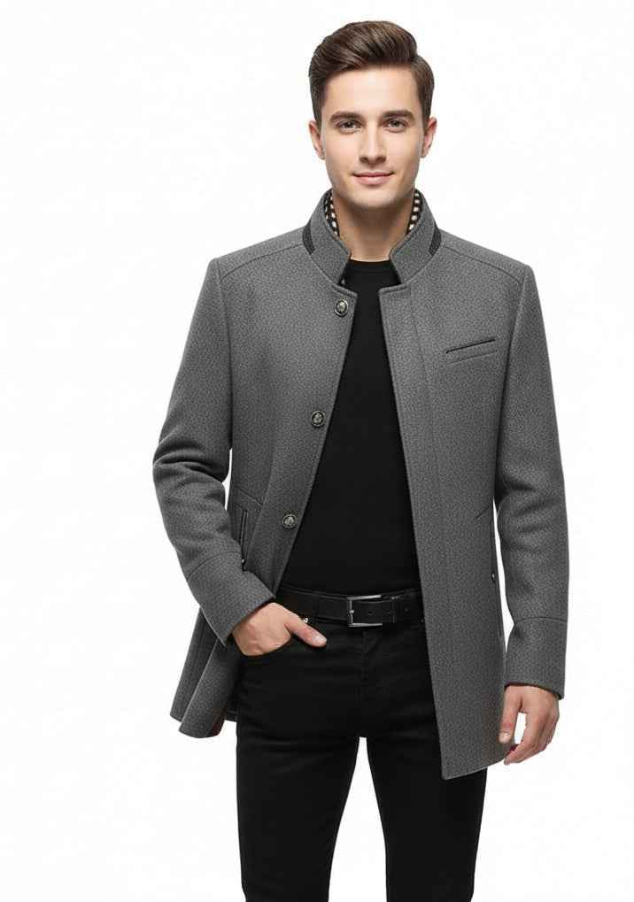 Mens Winter Wool Coat