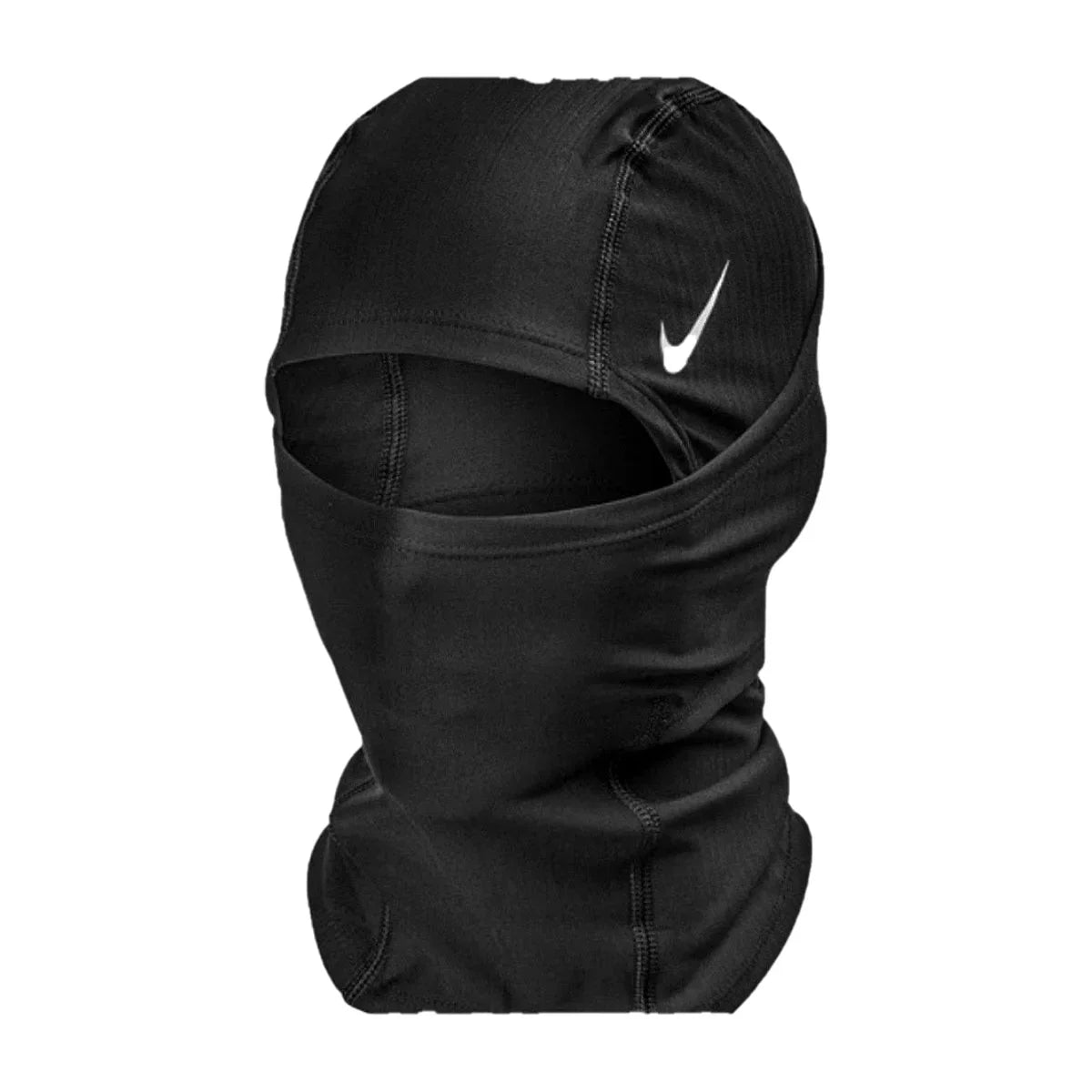Black Nike hood on a white background