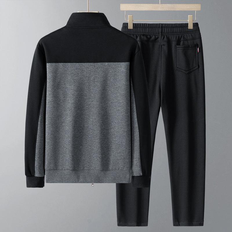 Men's Tracksuit Set with Geometric Accents for Active Comfort Rebooters mens 2 piece set