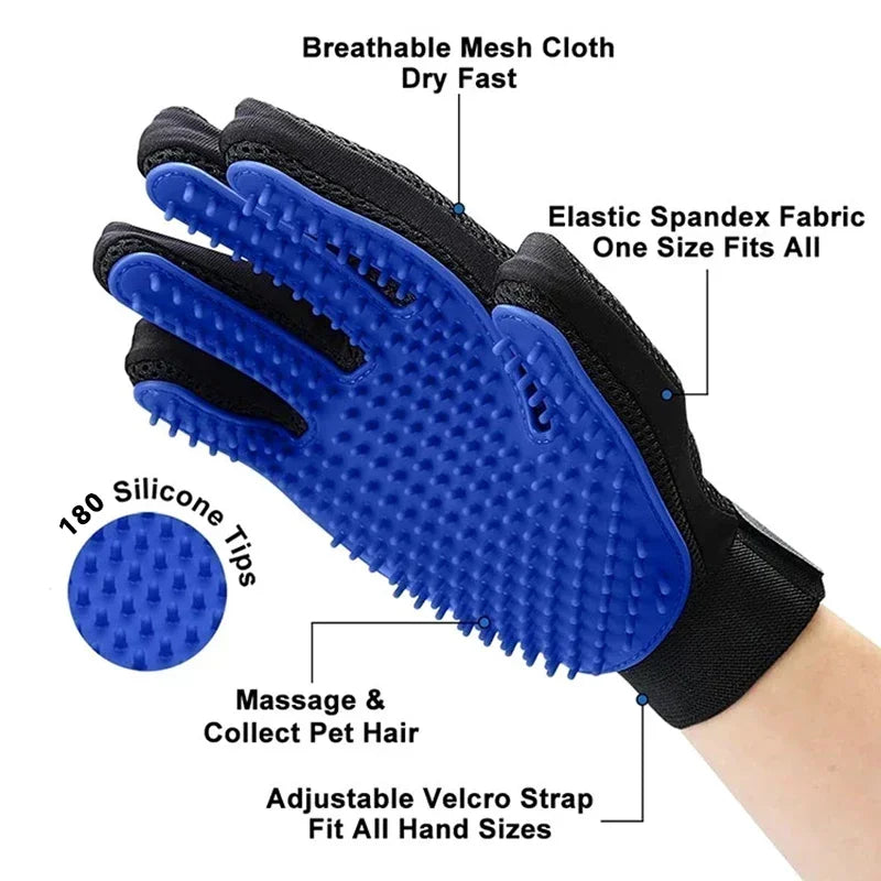 Pet Grooming Brush & Bath Glove | Rebooters