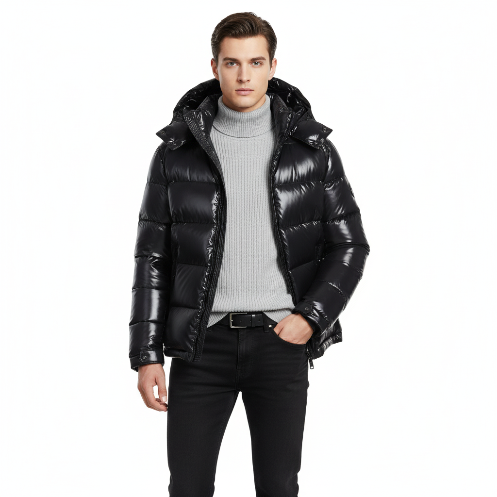 Rafael Men’s Blacklist Hooded Puffer Jacket | Rebooters
