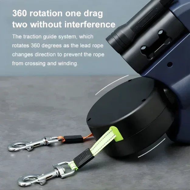 Rebooters Twin-Line Retractable Dog Lead | Rebooters