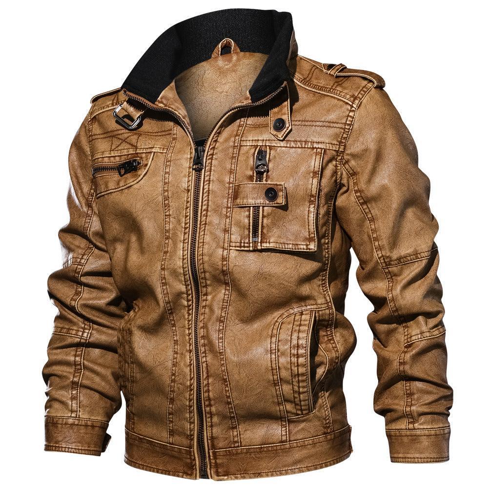 Reeves Stylish Men's Casual Leather Jacket for Modern Look - Rebooters Mens Leather Jackets