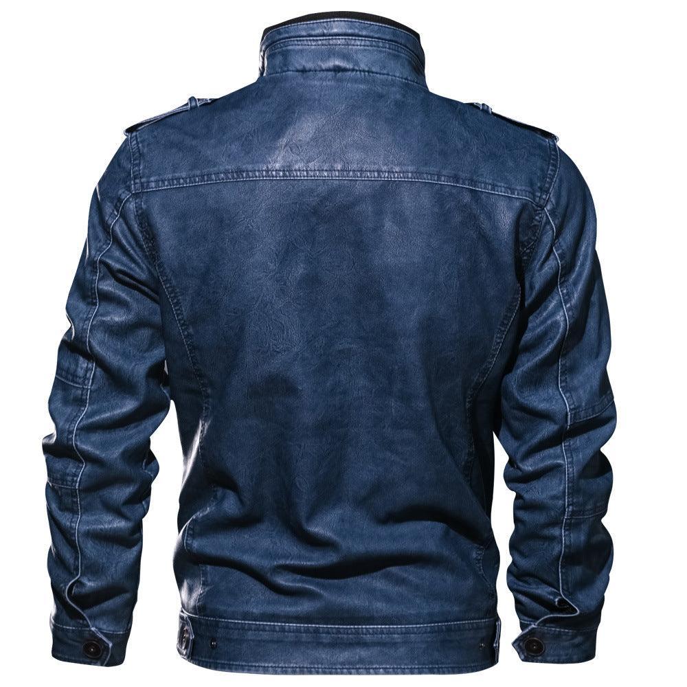 Reeves Stylish Men's Casual Leather Jacket for Modern Look - Rebooters Mens Leather Jackets