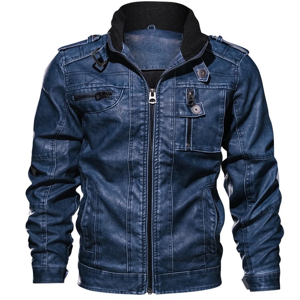 Reeves Stylish Men's Casual Leather Jacket for Modern Look - Rebooters Mens Leather Jackets