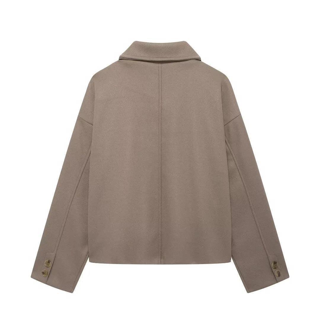 Sienna Chic Quilted Lapel Jacket for Women Stylish Coat - Rebooters