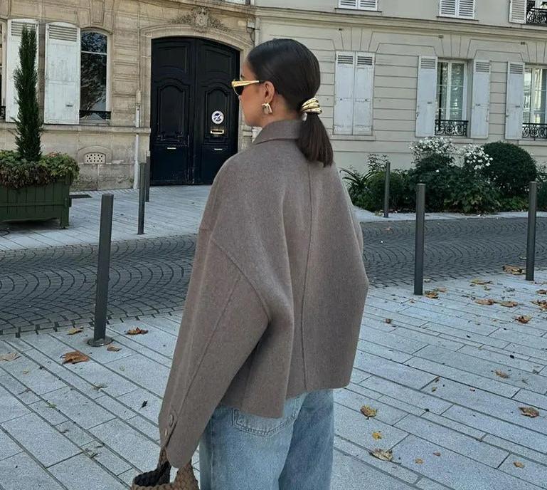 Sienna Chic Quilted Lapel Jacket for Women Stylish Coat - Rebooters