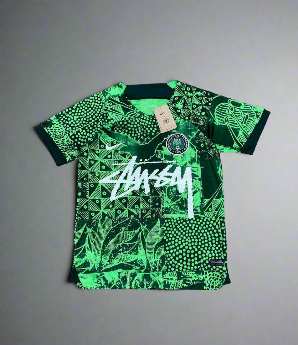 Exclusive Stussy X Nigeria Jersey Shirt for Fashion Fans - Rebooters