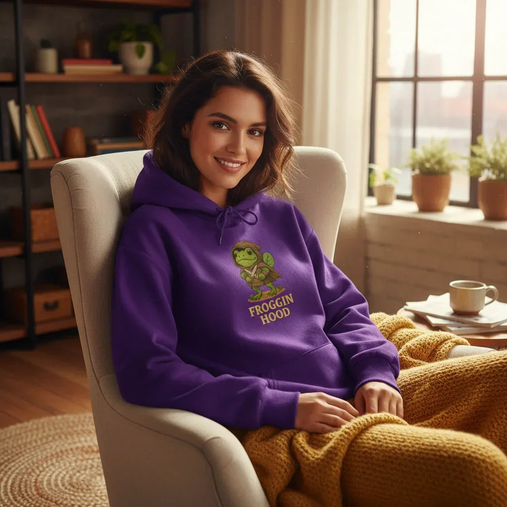 Froggin Hood Embroidered T-Shirt & Hoodie | Rebooters