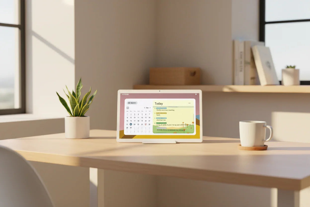 Touchscreen Tablet Digital Calendar & Digital Wall Calendar Display