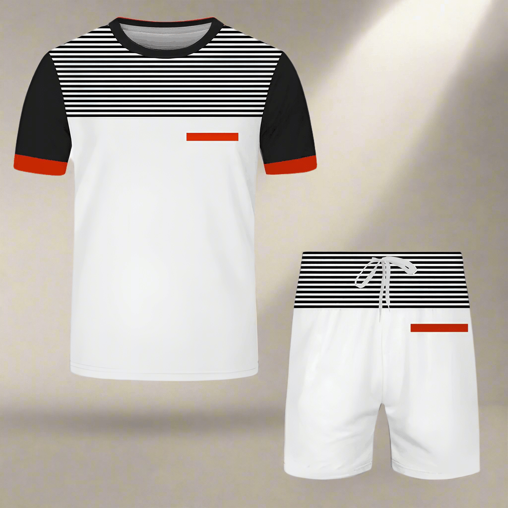 Ayrton | Stylish Two-Piece Summer Outfit for Men with Modern Appeal Rebooters - mens 2 piece set