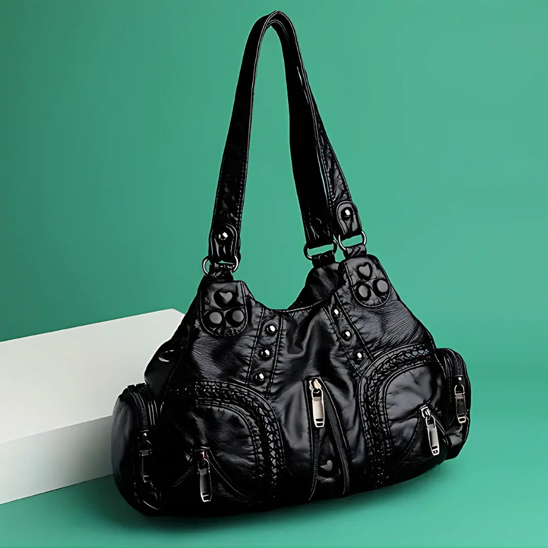 Giulia Gabriella Luxe Leather Shoulder Bag Rebooters