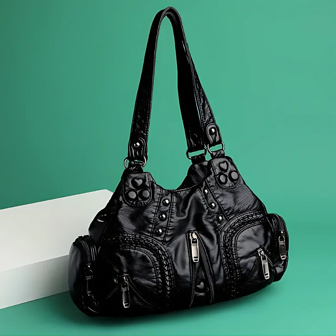 Giulia Gabriella Luxe Leather Shoulder Bag Rebooters