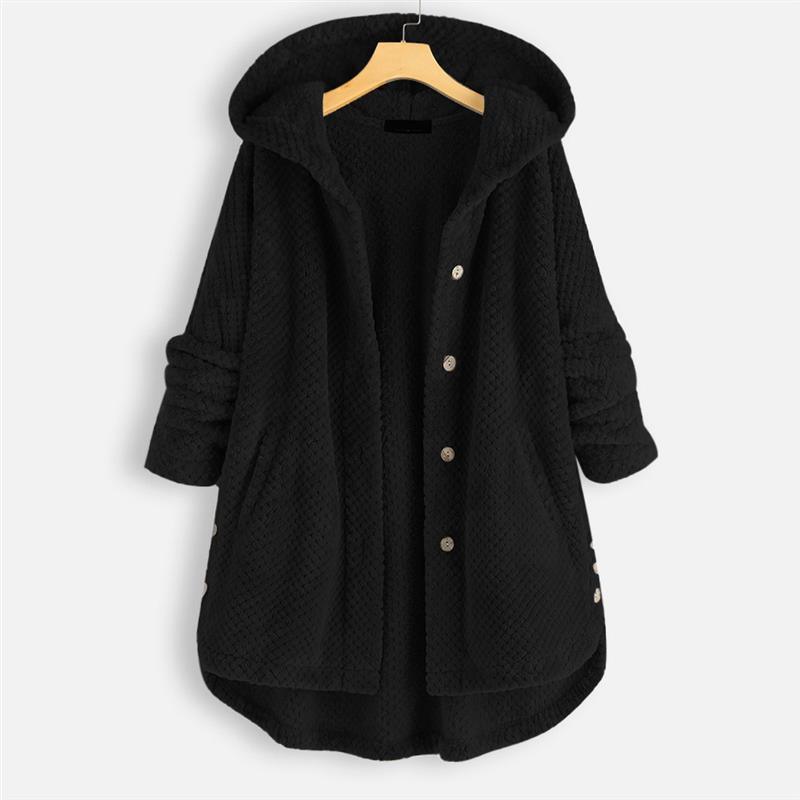Women's Hooded Teddy Coat for Cozy Winter Style - Rebooters
