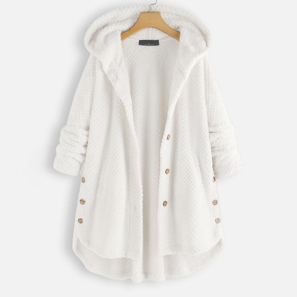 Women's Hooded Teddy Coat for Cozy Winter Style - Rebooters