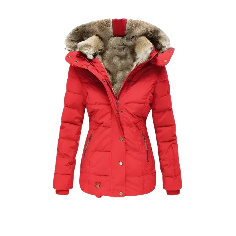 Women's Cozy Waterproof Winter Jacket with Lining - Rebooters