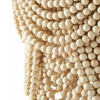 Multi-Layer Beaded Design Wooden Chandelier for Living Room | Rebooters - Rebooters
