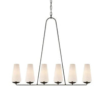 Tapered Chain Living Room LED Chandelier for Elegant Lighting | Rebooters - Rebooters