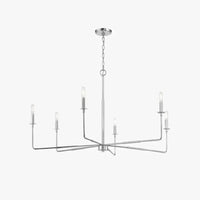 Black Candelabra Industrial Living Room Chandelier Light | Rebooters - Rebooters