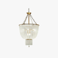 Pearl Curtain Waves for Living Room Chandelier Decor | Rebooters - Rebooters