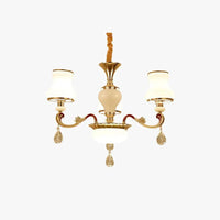 Multi-Arm Lampshade Vintage Chandelier for Elegant Spaces | Rebooters - Rebooters