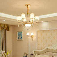 Multi-Arm Lampshade Vintage Chandelier for Elegant Spaces | Rebooters - Rebooters